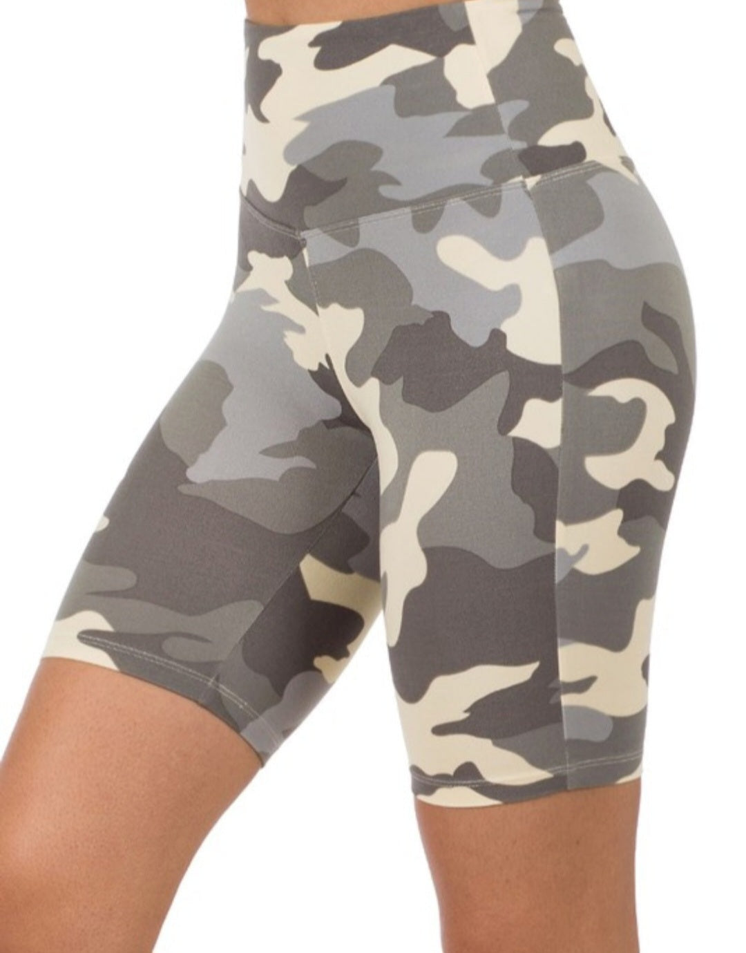 Camouflage Biker Shorts