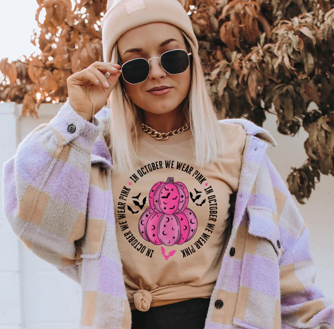 We Wear Pink Breast Cancer Tee