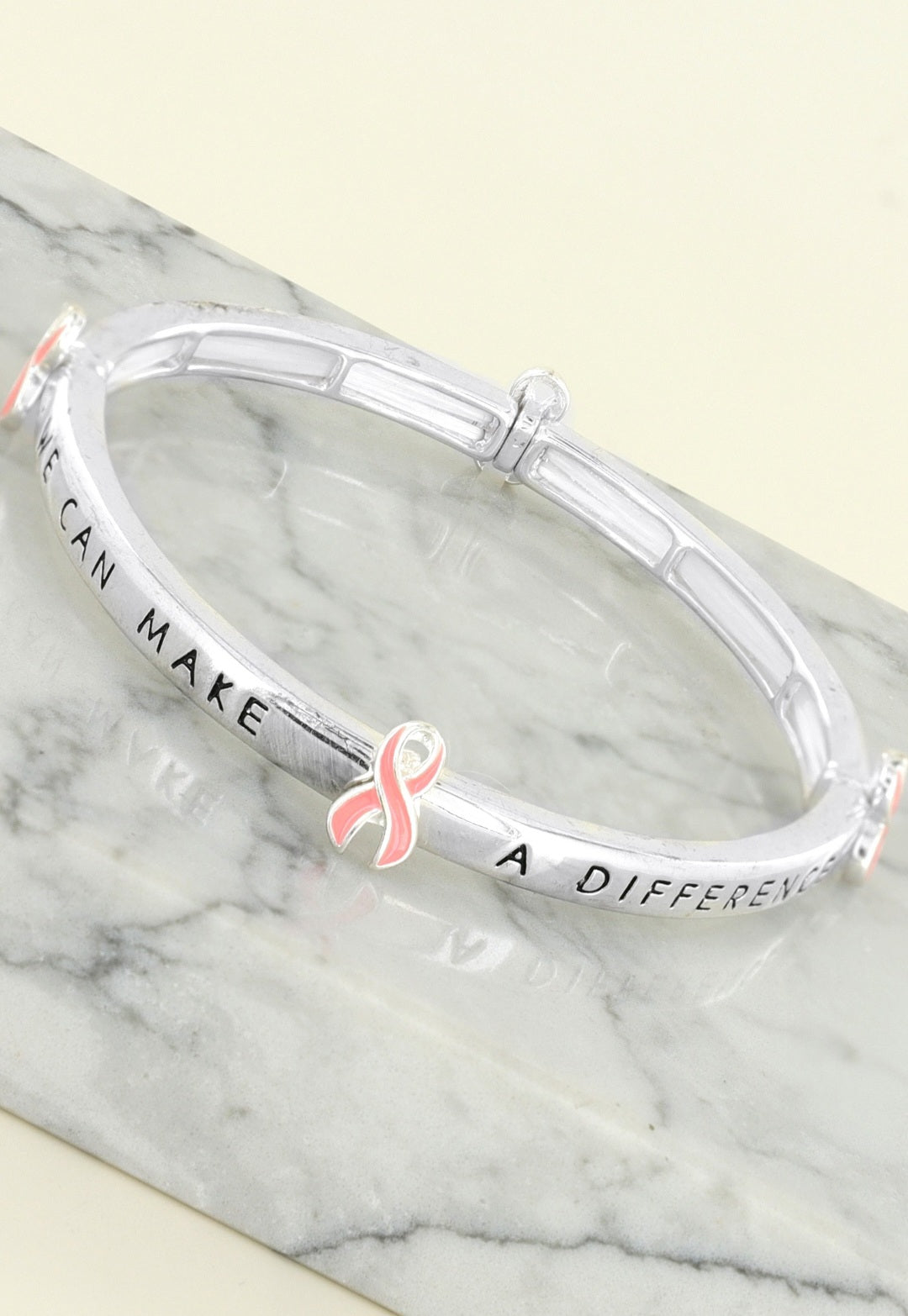 Inspirational Breast Cancer Bangle