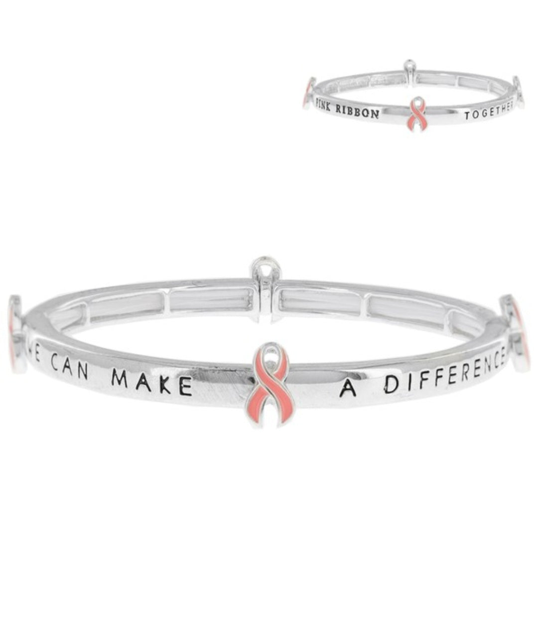 Inspirational Breast Cancer Bangle