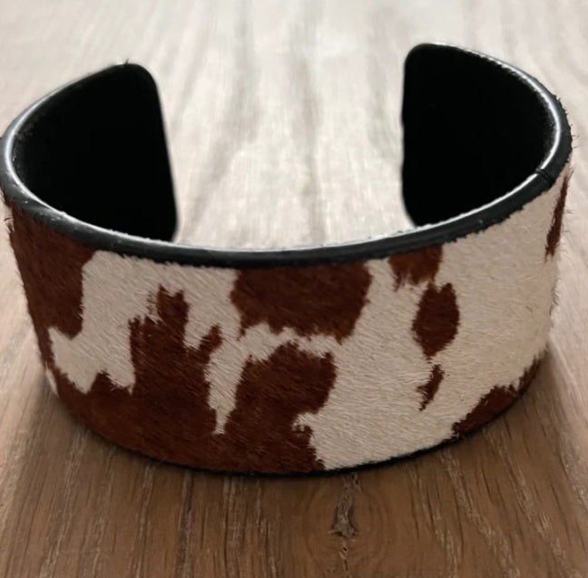 Cowhide Cuff Bracelet