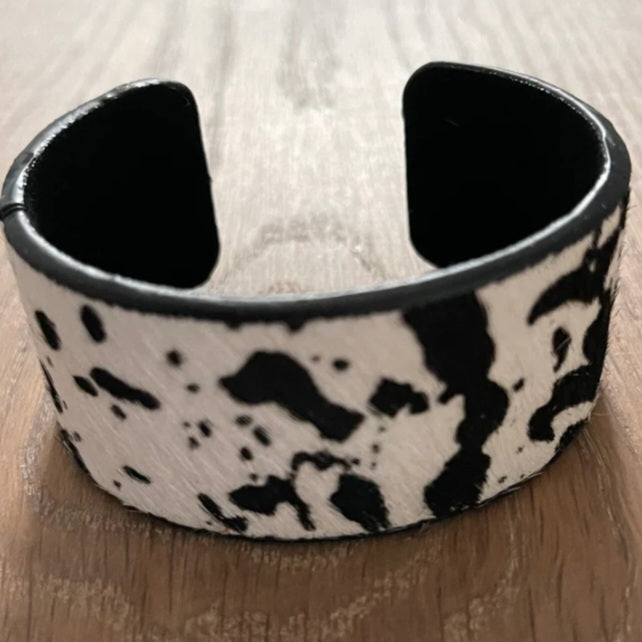 Cowhide Cuff Bracelet