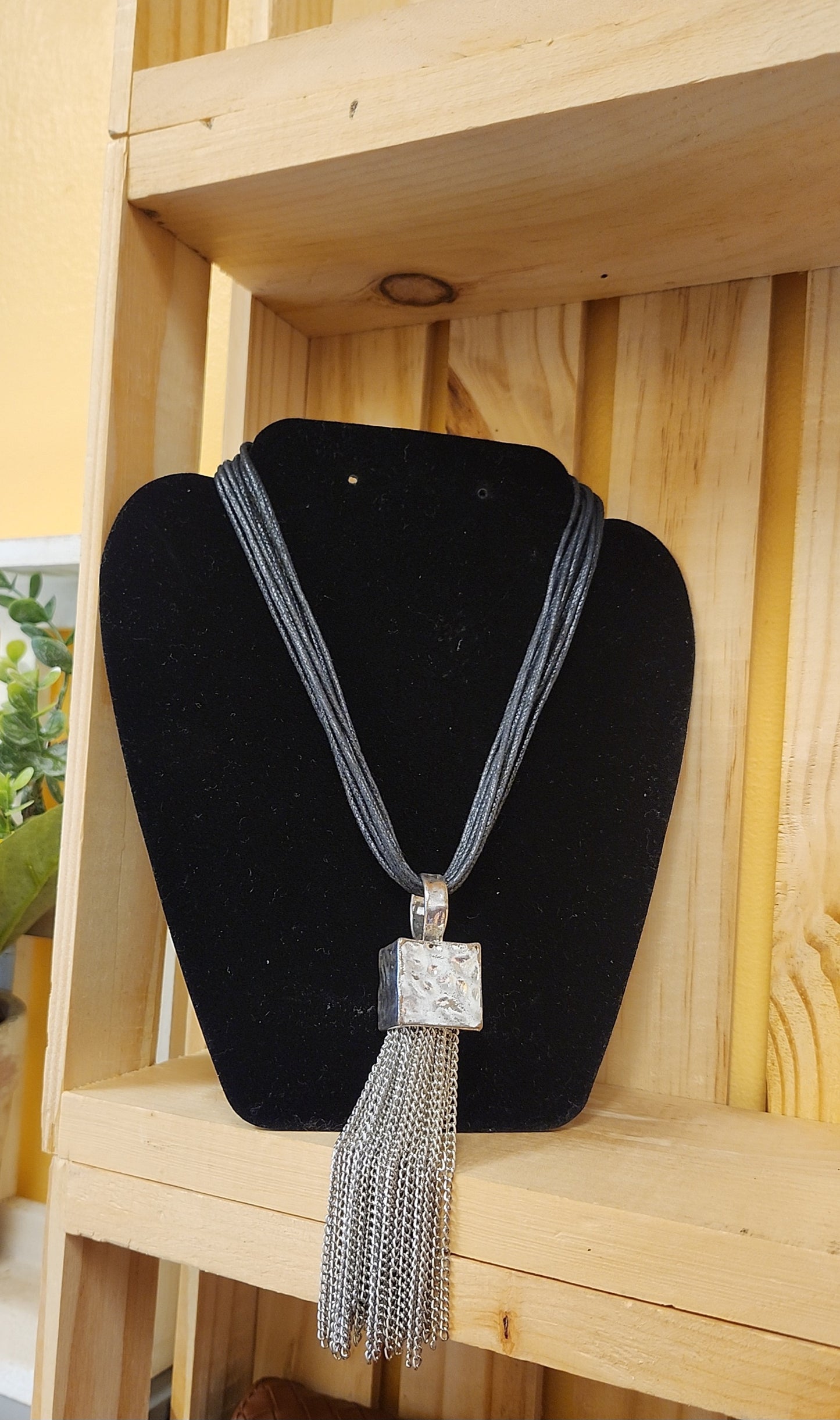Square Tassel Necklace