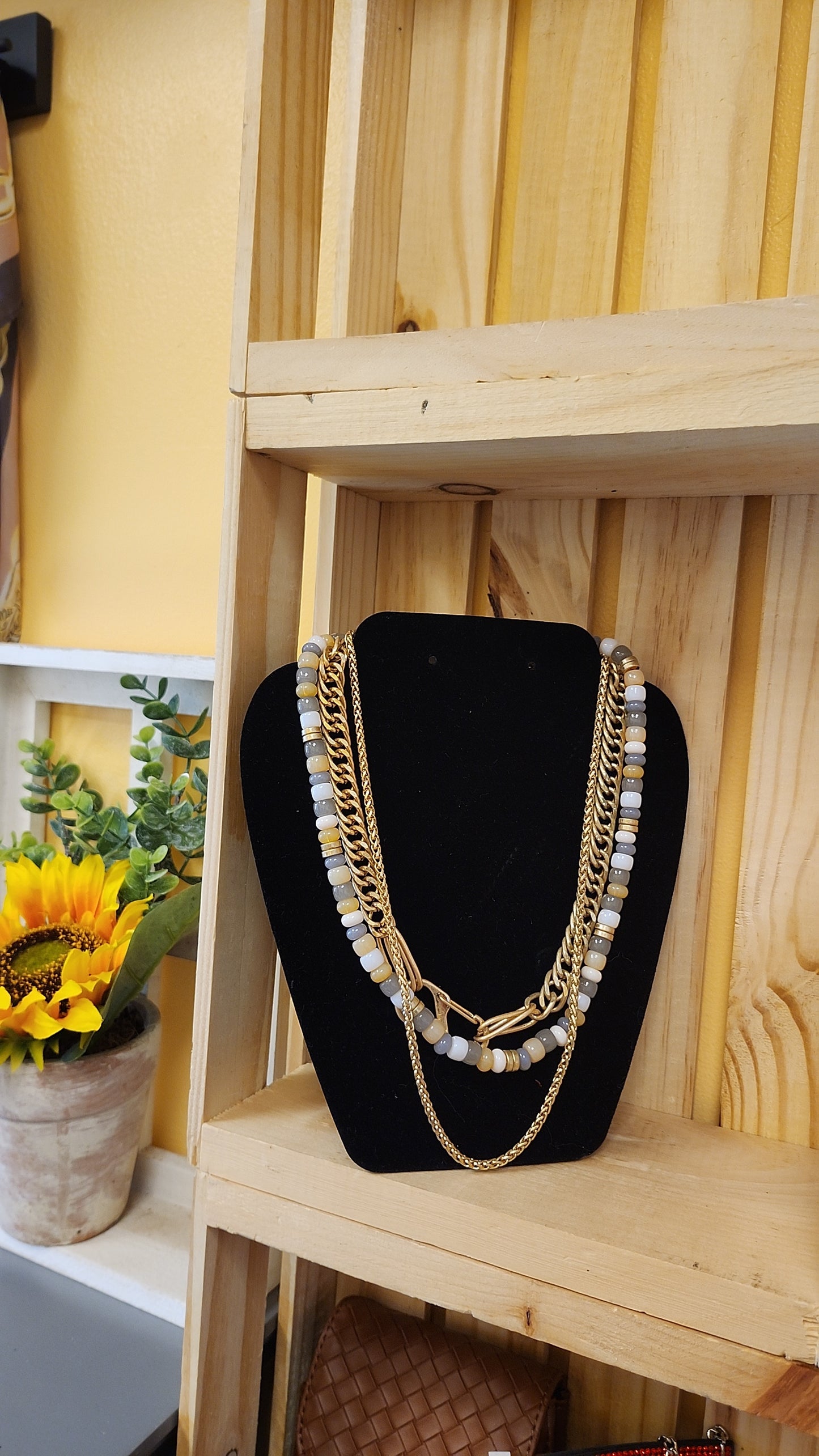Gold & Beads Necklaces