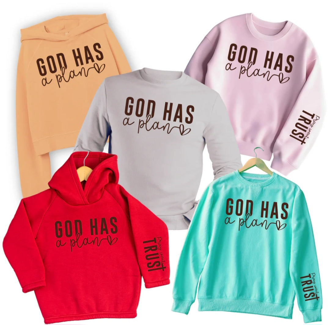 God Has A Plan Long Sleeve Shirt