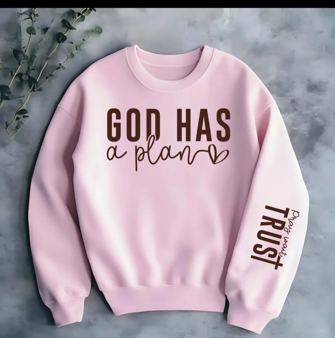 God Has A Plan Long Sleeve Shirt
