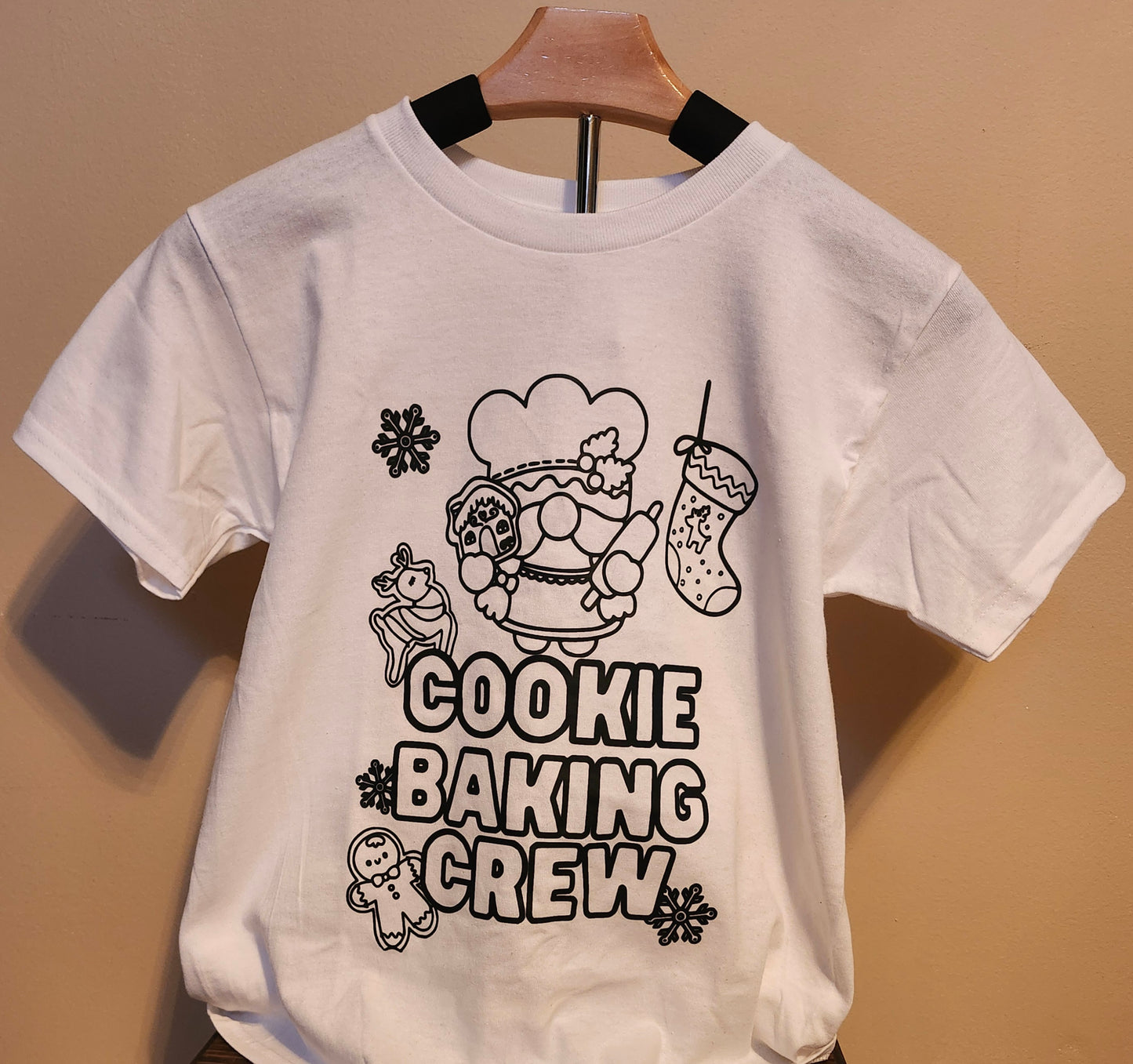 Cookie Baking Crew Washable T Shirt