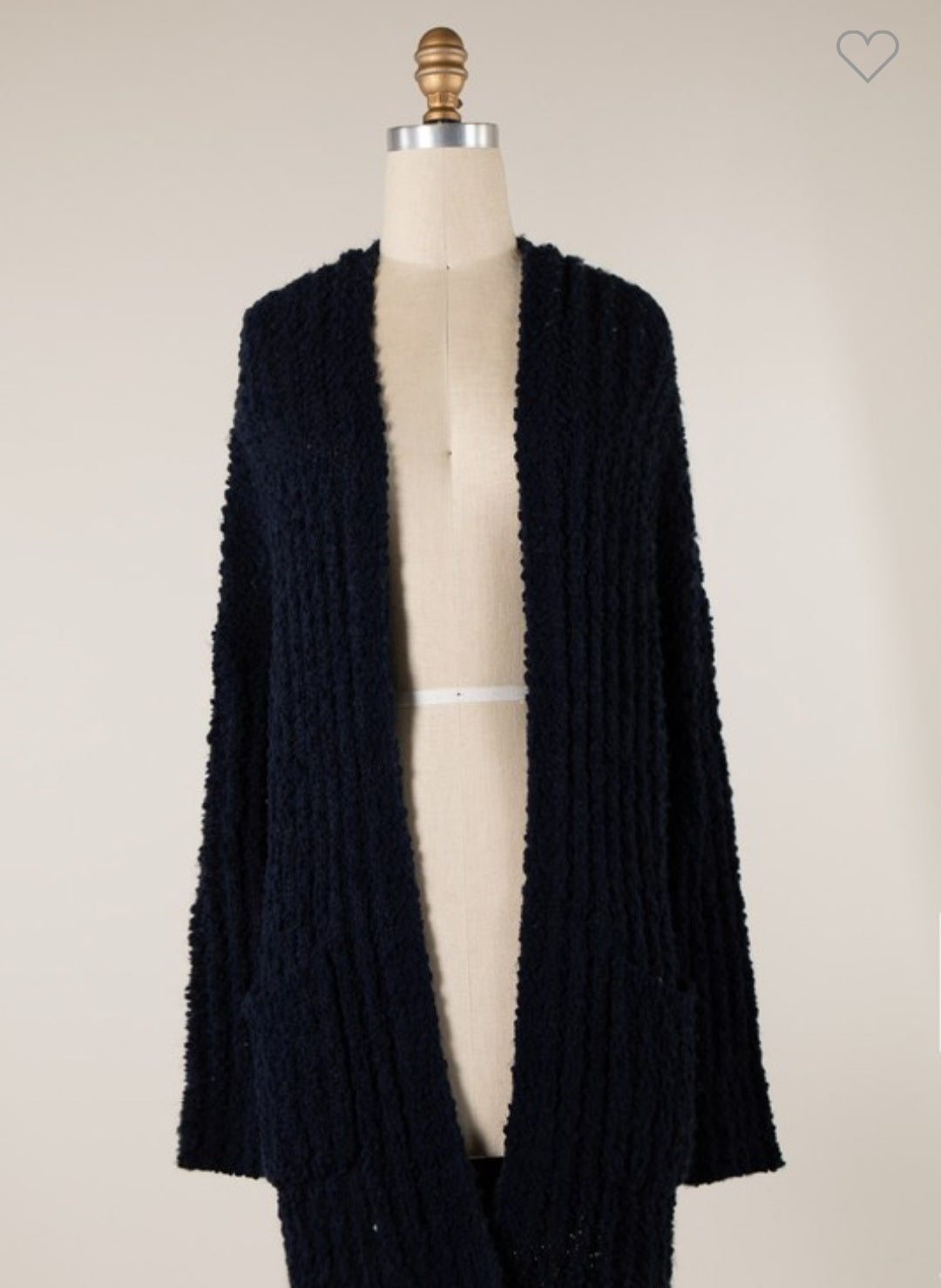 Popcorn Knit Cardigan