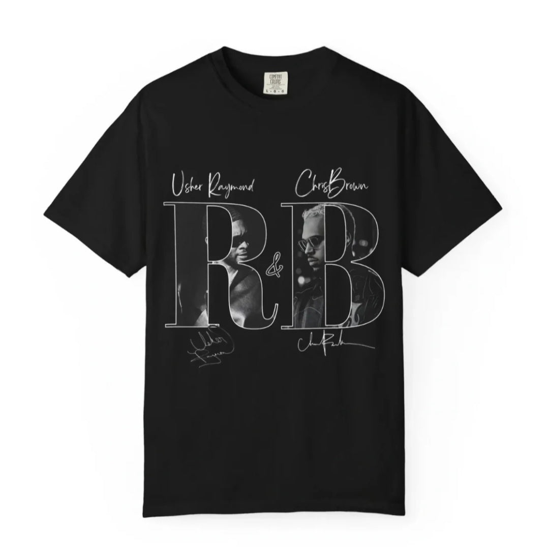 Chris & Usher R & B Tour T Shirt