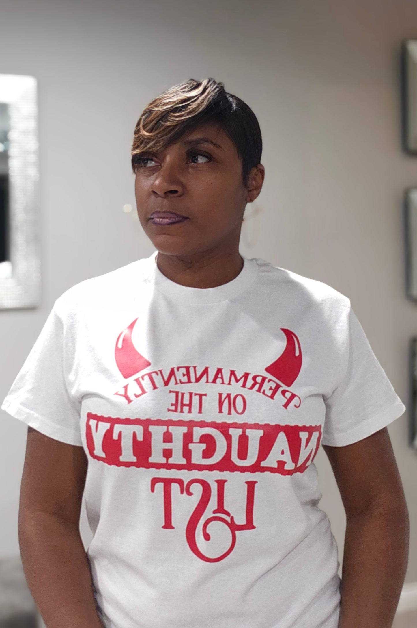 Permanently On The Naughty List T Shirt