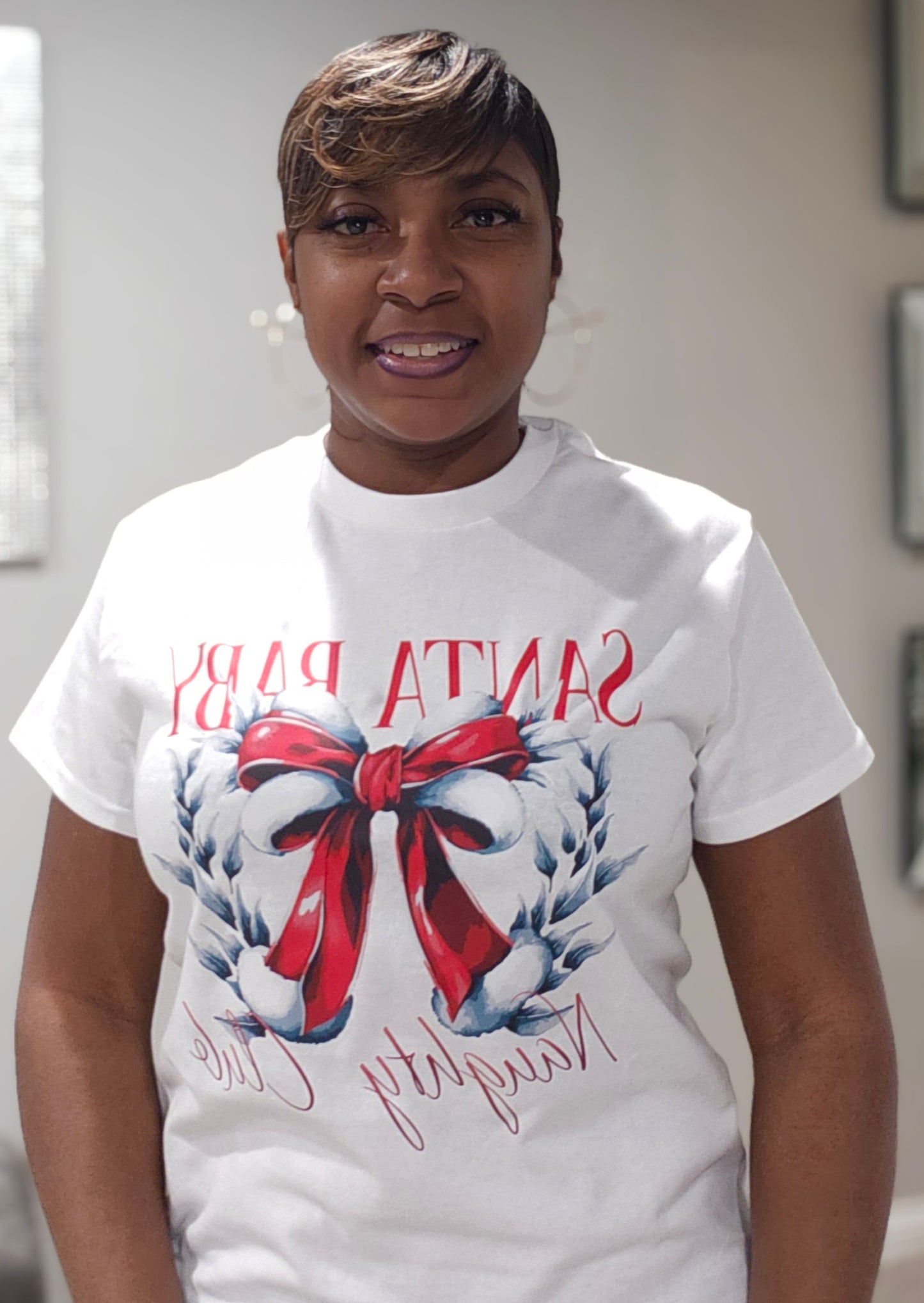 Santa Baby Naughty Club T Shirt