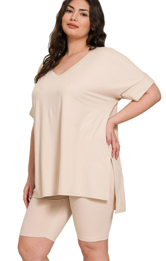 Premium Lounge Short Set (Plus)