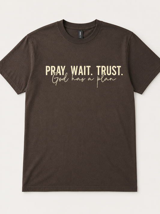 Pray, Wait, Trust T Shirt