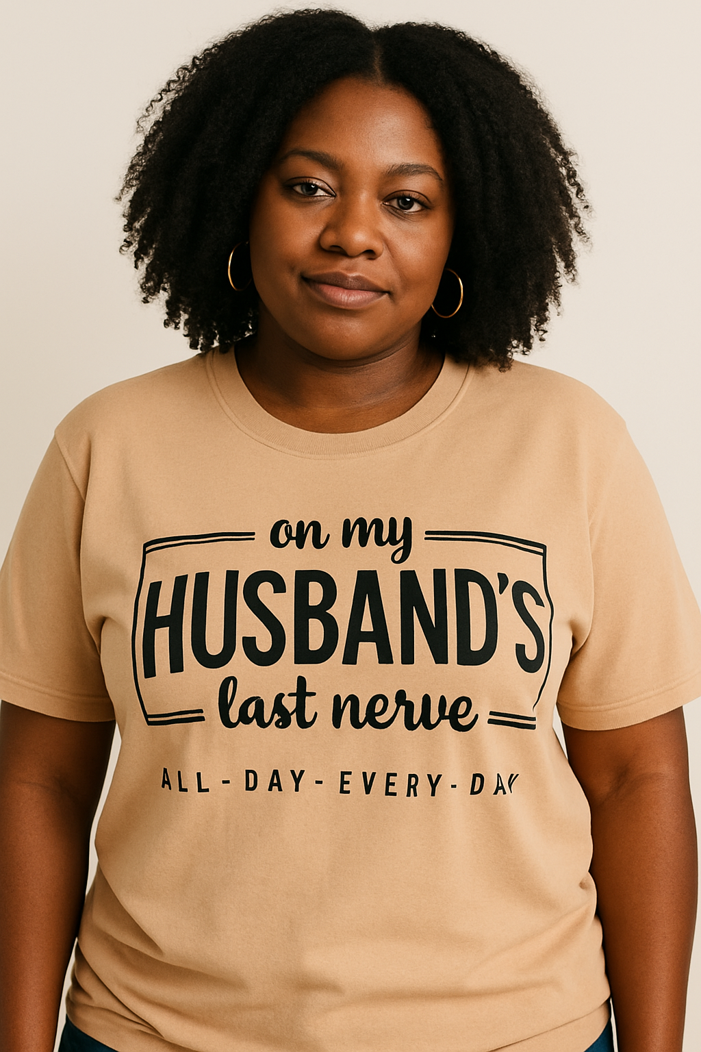 On My Husband's Nerve Tee