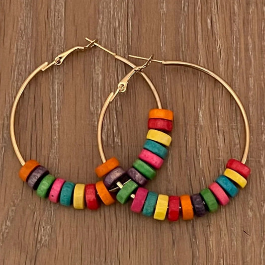 Colorful Hoop Earrings