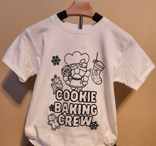 Cookie Baking Crew Washable T Shirt