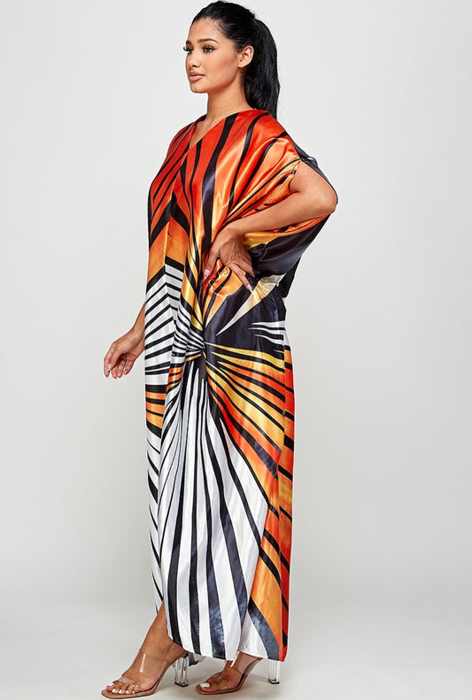 Multicolor Maxi Dress